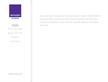 Tablet Screenshot of diffusionevents.com